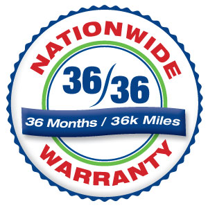 3-Year, 36,000-Mile Nationwide Warranty at Honest-1 Auto Care Milltown